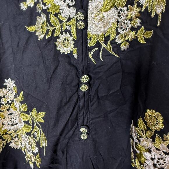 KHAADI Floral Embroidered Cambric Raglan Top Kurta Dress Womens 12 - Picture 4 of 12